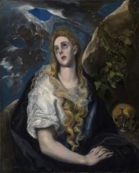The Penitent Magdalene, 1580-5 (oil on canvas) | Obraz na stenu