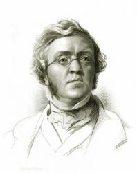 William Makepeace Thackeray (1811-63) (litho) | Obraz na stenu