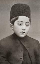 Ahmad Shah Qajar, 1898 – 1930. Shah of Persia, (now Iran). From The Wonderful Year 1909 | Obraz na stenu