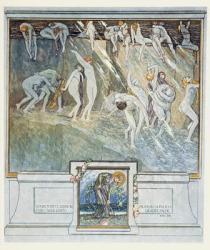 Illustration from Dante's 'Divine Comedy', Inferno, Canto XIV. 28, 1921 (w/c on paper) | Obraz na stenu