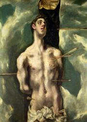 St. Sebastian, c.1600-25 (oil on canvas) | Obraz na stenu