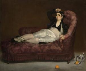 Reclining Young Woman in Spanish Costume, 1862-63 (oil on canvas) | Obraz na stenu