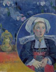 The Beautiful Angel (Madame Angele Satre, the Innkeeper at Pont-Aven), 1889 (oil on canvas) | Obraz na stenu