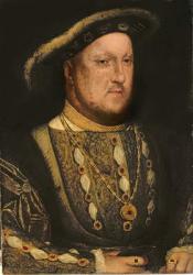Portrait of Henry VIII (1491-1547) c.1536 (copper) | Obraz na stenu