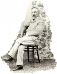 Governor of Trinidad, c.1891 (b/w photo) | Obraz na stenu
