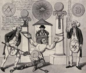 How to Make a Mason, 1800, from 'The Freemason', by Eugen Lennhoff, published 1932 (litho) | Obraz na stenu