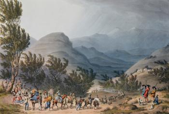 Serra de Estrella or De Neve, engraved by C. Turner, 16th May 1811 (colour litho) | Obraz na stenu