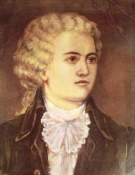 Wolfgang Amadeus Mozart (1756-91) during his stay in Prague in 1787 (oil on canvas) | Obraz na stenu