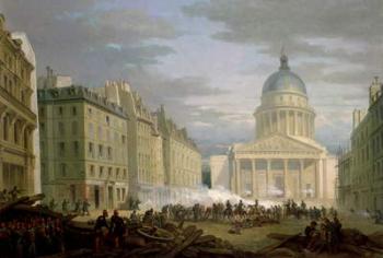 Siege of the Pantheon, 24th June 1848 (oil on canvas) | Obraz na stenu