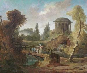 The Cascades at Tivoli, c.1775 (oil on canvas) | Obraz na stenu