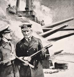 Admiral of the Fleet Sir John Michael de Robeck, from 'The War Illustrated Album deLuxe', published in London, 1916 (litho) | Obraz na stenu