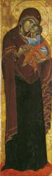 Icon known as the 'Virgin of Tsar Dushan', c.1350 (tempera on panel) | Obraz na stenu