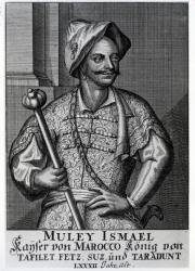 Moulay Ismail Ibn Sharif, 1719 (engraving) | Obraz na stenu