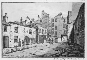 View of Cato Street, 1820 (litho) | Obraz na stenu