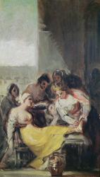 St. Isabella Caring for the Lepers (oil on canvas) | Obraz na stenu