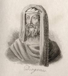 Diogenes of Sinope (engraving) | Obraz na stenu