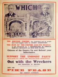 Unionist Party Poster for the British General Election of January 1910 (colour litho) | Obraz na stenu