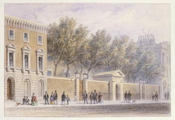 The New Entrance to Grocers' Hall, 1854 (w/c on paper) | Obraz na stenu