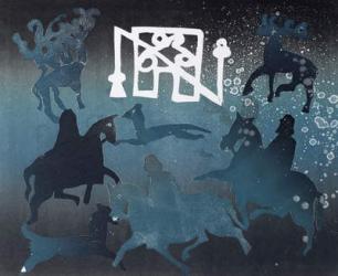 Pictish Hunting Scene I, 1995 (monotype) | Obraz na stenu