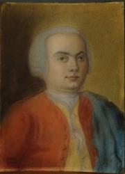 Carl Philipp Emanuel Bach, c.1733 (pastel on paper) | Obraz na stenu