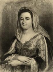 Francoise d'Aubigne (1635-1719) Madame de Maintenon (litho) | Obraz na stenu