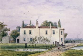 View of Copenhagen House, 1853 (w/c on paper) | Obraz na stenu