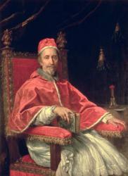 Portrait of Pope Clement IX (1600-69) (oil on canvas) | Obraz na stenu