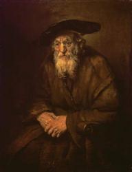 Portrait of an Old Jew (oil on canvas) | Obraz na stenu