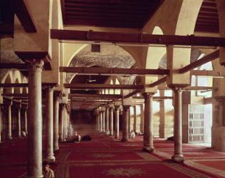 The Qibla Liwan of the Mosque of Al-Azhar, 970 AD (photo) | Obraz na stenu
