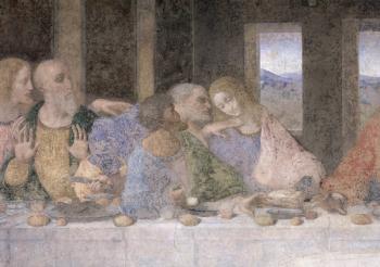 The Last Supper, 1495-97 (fresco) (post restoration) | Obraz na stenu