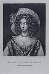 Countess of Kildare, from 'Characters Illustrious in British History', by Richard Earlom and Charles Turner, 1815 (litho) (b/w photo) | Obraz na stenu