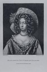 Countess of Kildare, from 'Characters Illustrious in British History', by Richard Earlom and Charles Turner, 1815 (litho) (b/w photo) | Obraz na stenu