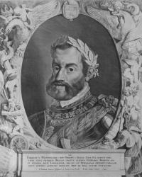 Charles V, Holy Roman Emperor, engraved by Pieter van Sompel, 1644 (engraving) | Obraz na stenu