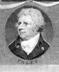Portrait of Captain Thomas Foley (engraving) (b/w photo) | Obraz na stenu