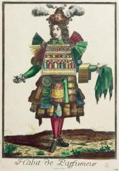 The Perfumer's Costume (colour engraving) | Obraz na stenu