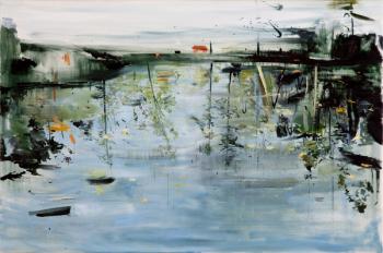 Pool Ohlsdorf, 2013 (oil on canvas) | Obraz na stenu