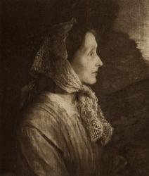 Emily Selwood, wife of Alfred Lord Tennyson (1809-92) (litho) | Obraz na stenu