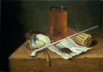 Still life with Smoking Requisites, 1659 (panel) | Obraz na stenu