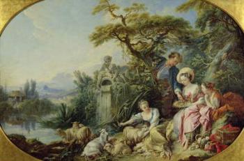 The Shepherd's Gift or, The Nest (oil on canvas) | Obraz na stenu