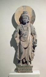 Standing Bodhisattva Maitreya, 3rd century (schist) | Obraz na stenu