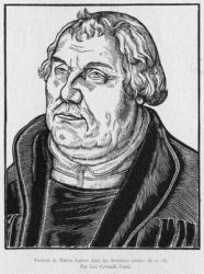 Martin Luther (woodcut) | Obraz na stenu