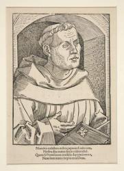 Portrait of Martin Luther (woodcut) | Obraz na stenu