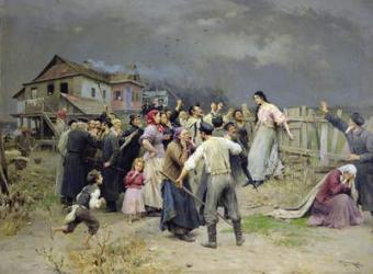 A victim of fanaticism, 1899 (oil on canvas) | Obraz na stenu