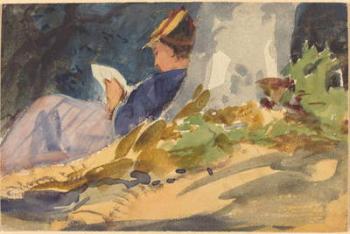 Resting, c.1880-1890 (watercolour over graphite on wove paper) | Obraz na stenu