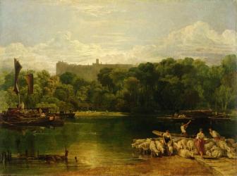 Windsor Castle from the Thames, c.1805 | Obraz na stenu