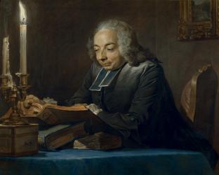 Abbe Jean-Jacques Huber, 1742 (pastel) | Obraz na stenu