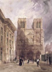 The Cathedral of Notre Dame, Paris, 1836 | Obraz na stenu