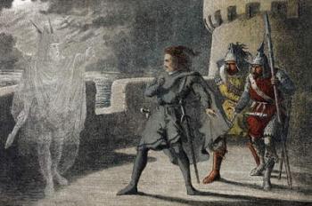 'By heaven! I'll make a ghost of him that lets me', 1890 (colour litho) | Obraz na stenu