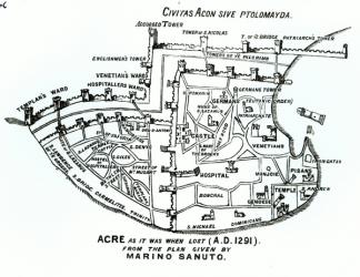 Acre as it was when lost (A.D. 1291) (engraving) | Obraz na stenu