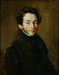 Portrait of Carl Maria Friedrich Ernst von Weber (1786-1826) 1824 (oil on panel) | Obraz na stenu